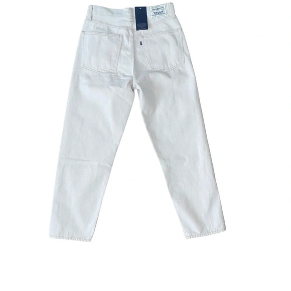 LEVI'S High-Rise Column Pink Denim Jeans Size 27 - Picture 3 of 15